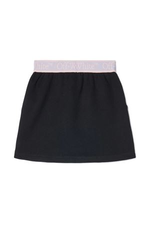 black cotton skirt OFF WHITE KIDS | OGCK001S24FLE0011036